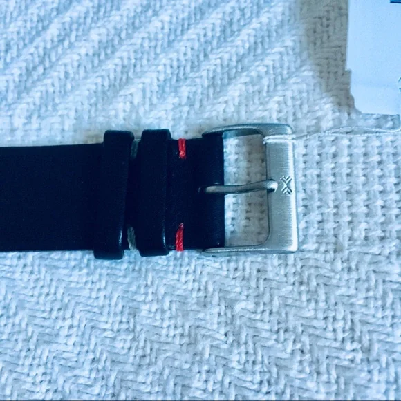 Skagen SKW6100 men’s black leather band watch. - Picture 6 of 7